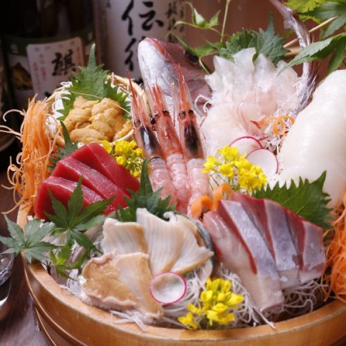Assorted 7 omakase sashimi