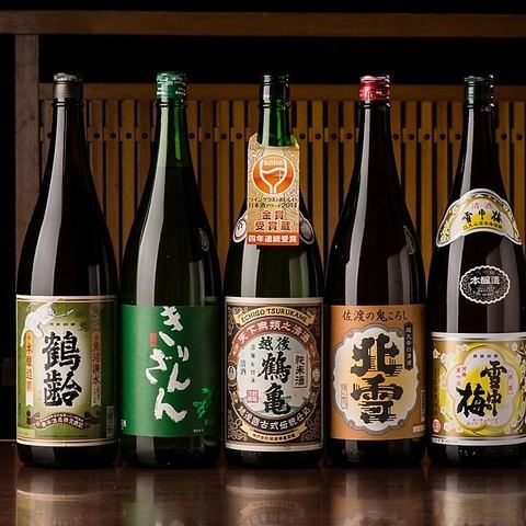 We also have a large selection of Niigata sake!