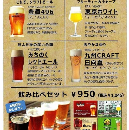 It sells really well!! Craft beer♪