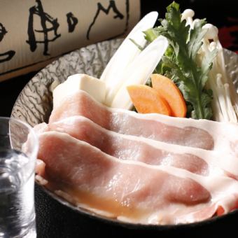 2 hours all-you-can-drink included {Seven dishes including Sangen pork, Pacific cod, and autumn vegetables} 5,800 yen