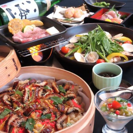 6月1日起【也有生啤酒】2小時無限暢飲{三元豬、鰻魚等8道菜} 6,500日元