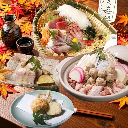 Starting October 16th: [Draft beer included] ≪Autumn Beauty Course (8 dishes)≫ 2-hour all-you-can-drink included for 6800 yen