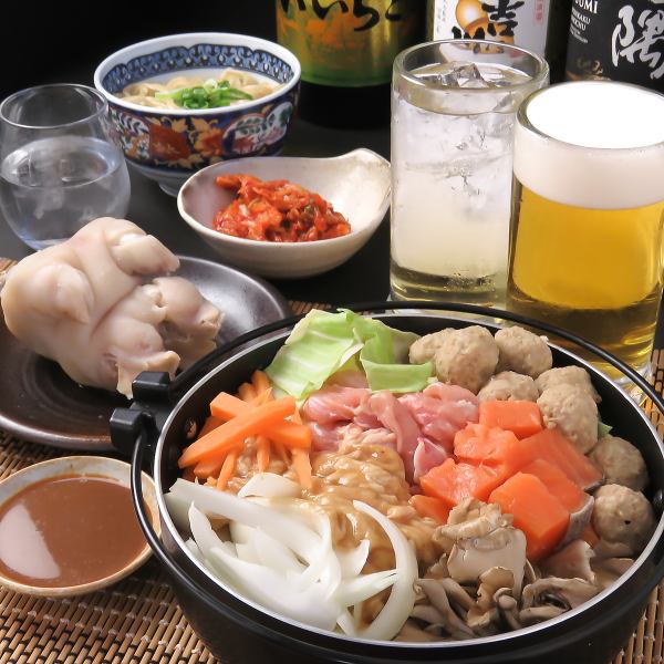 栄養満点！美味しさと健康を両立させる贅沢なひと時を◆贅沢粕味噌鍋コース4,950円(税込)