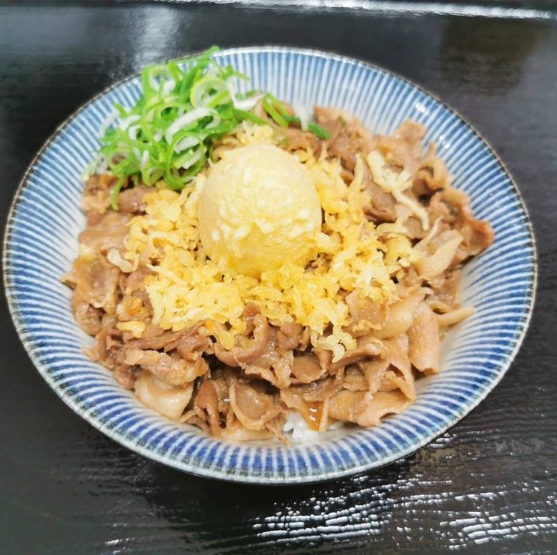 肉てんたま丼