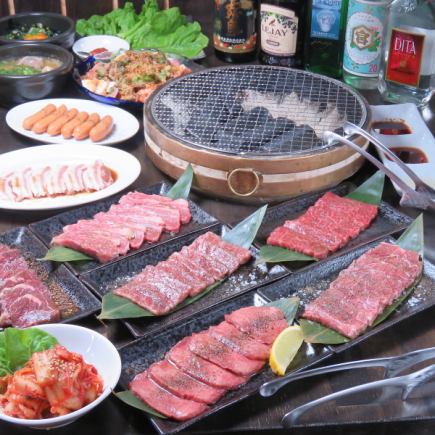 Recommended for first timers! IKKI course ★ Our popular menu items, including Joshu beef top-grade ribs ★