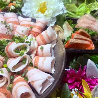 【新登場！】伊達豚のしゃぶしゃぶ含むお料理7品飲み放題付4000円⇒今だけ3000円！【期間限定】