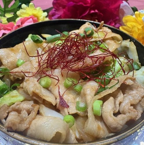 バラ焼き丼