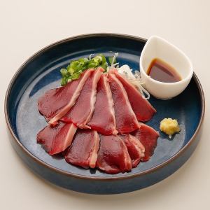 倭鴨ズリ刺し～ショウガ醤油～