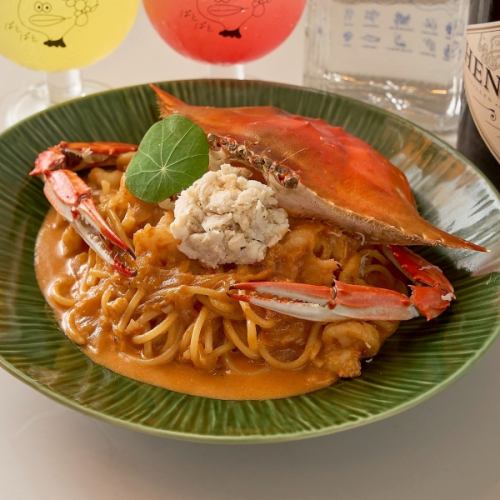 渡り蟹と海老のトマトクリーム　アメリケーヌ風