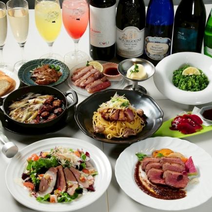 奈良県産倭鴨をふんだんに使った鴨好きにオススメ！《食べ尽くしコース》税込4500円