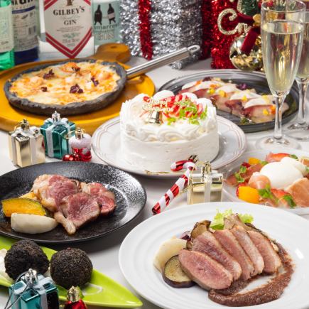 【クリスマス限定！】乾杯スパークリングワイン付き！ぱとぱとのクリスマスコース！