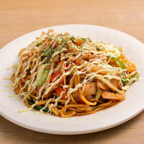 太麺焼きそばマヨビーム