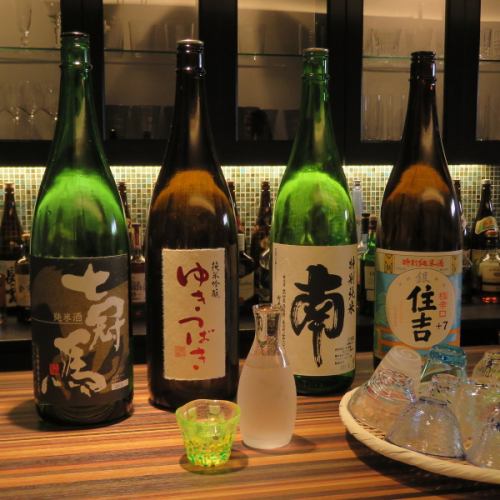 We collected delicious sake from all over the country!