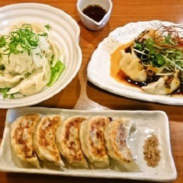 ≪Signboard menu≫ Various popular dumplings