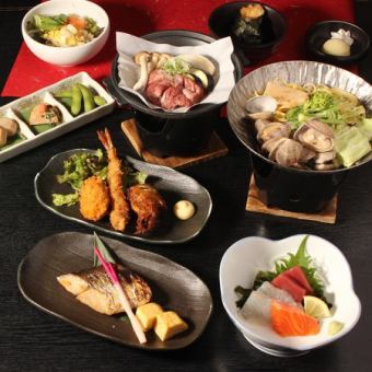 【120分飲放ビール付き】幹事安心！歓送迎会【国産牛陶板焼き】１人１皿満足コース6500円