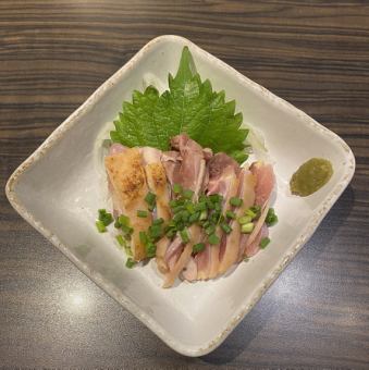 コリコリ親鳥たたき～柚子胡椒添え～