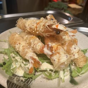 えんちのガーリックシュリンプ