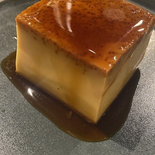 ビターな手作りプリン