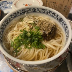 あご出汁素うどん