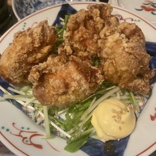 九州醤油の鶏モモ唐揚げ (4ヶ)