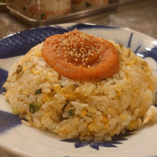 明太高菜チャーハン