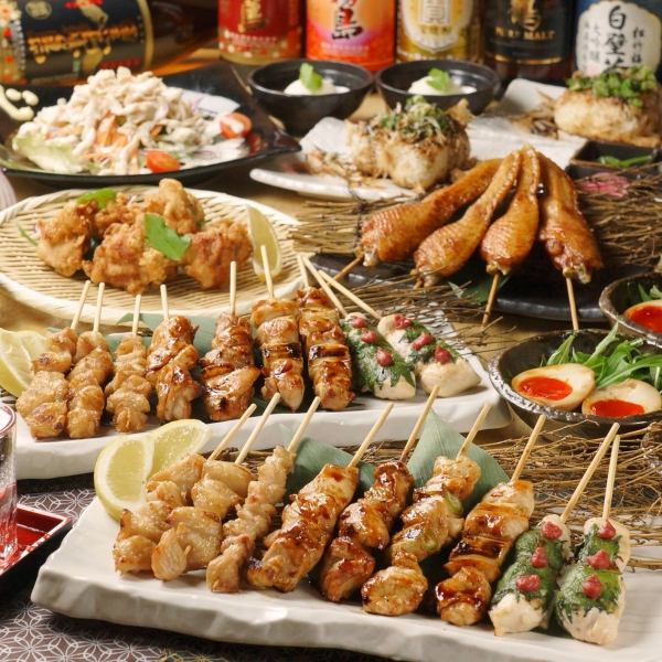 Recommended for farewell parties and welcome parties! Draft beer is also OK [2 hours all-you-can-drink included] Boasting grilled course 3500 yen (3850 yen including tax)