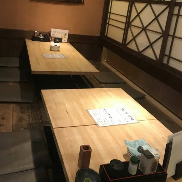 Relaxing tatami mat seats ♪ Recommended for various banquets such as women's parties and joint parties as well as company banquets! 2 hours all-you-can-drink course from 3500 yen!