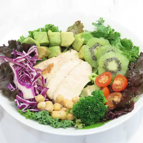 Functional salads that support body care and body shaping.