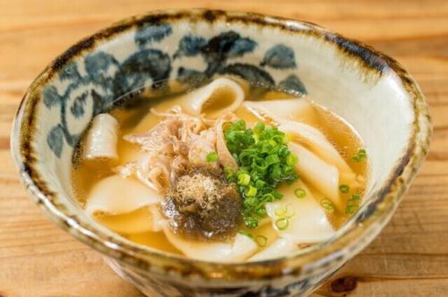 Flat noodles, Kasu udon