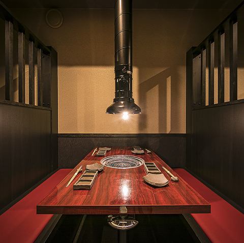 [Delicious meat x high-quality space] The private room with bench seats is comfortable ◎