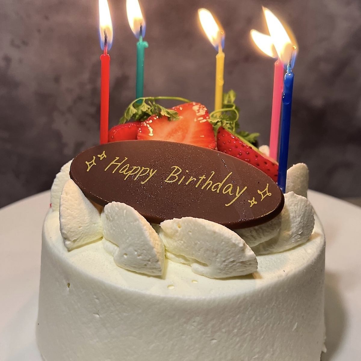 Birthday / Anniversary ★ Whole cake available for 3000 yen ◎ Bring in 0 yen ♪