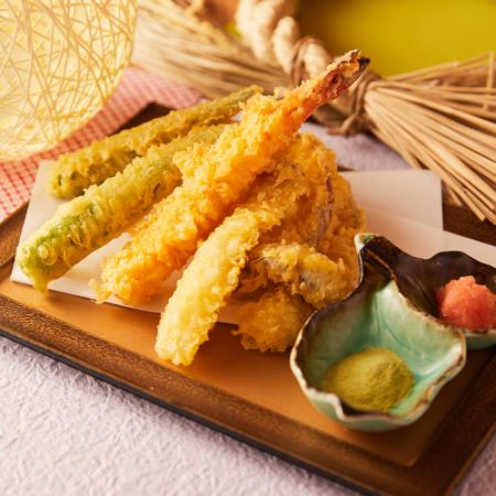 京野菜の天ぷら盛り合わせ