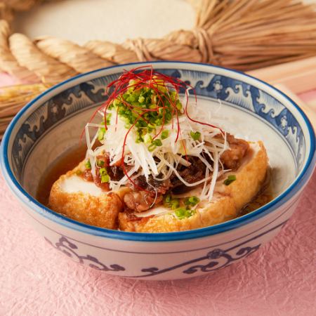 牛スジ厚揚げ豆腐