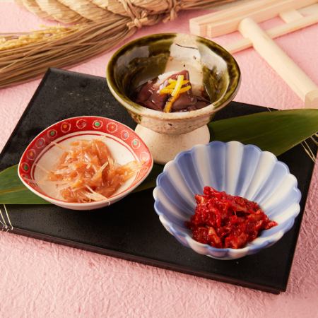 海鮮珍味三種盛り