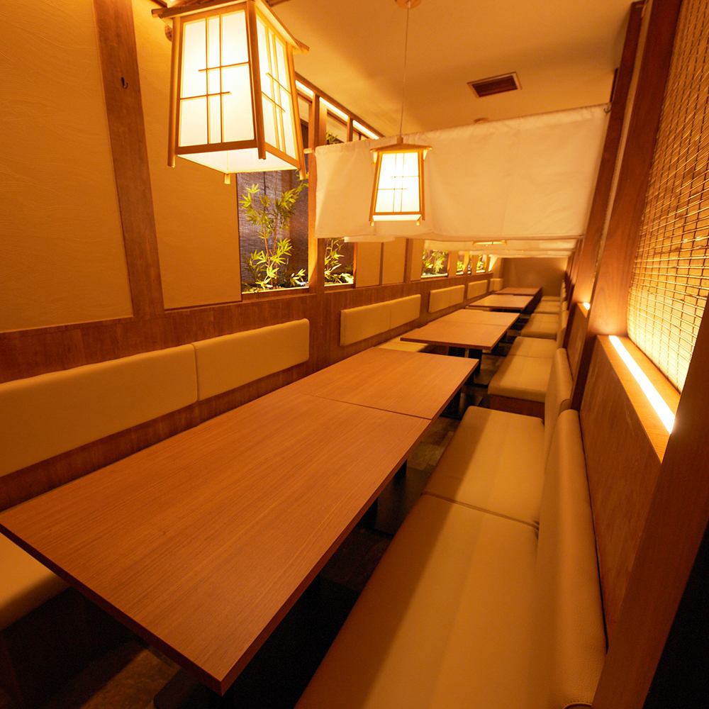 20名様までご利用いただける個室席をご用意しております♪
