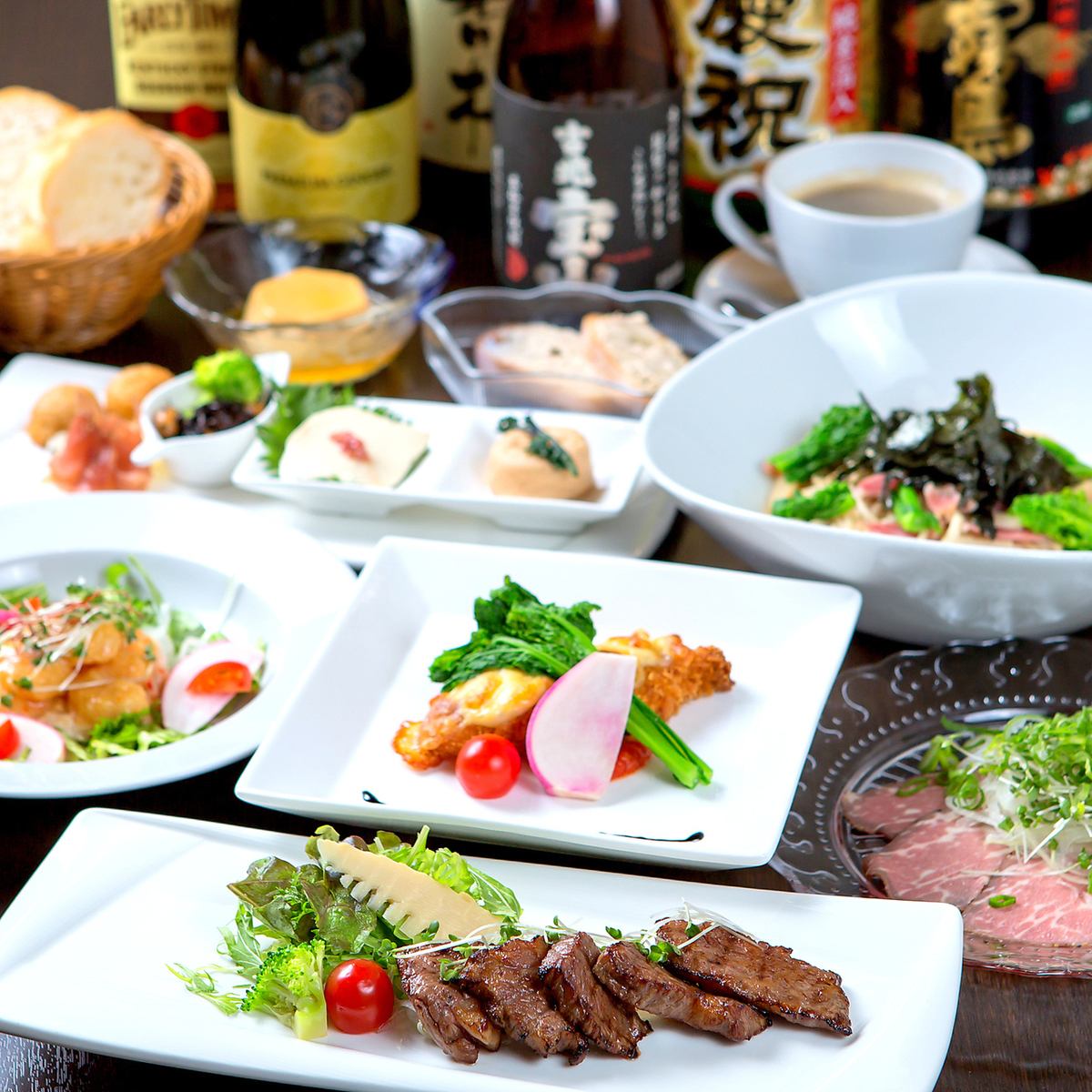京・日本料理で腕を振るった店主が作る創作料理◆コースも3000円～とリーズナブル♪