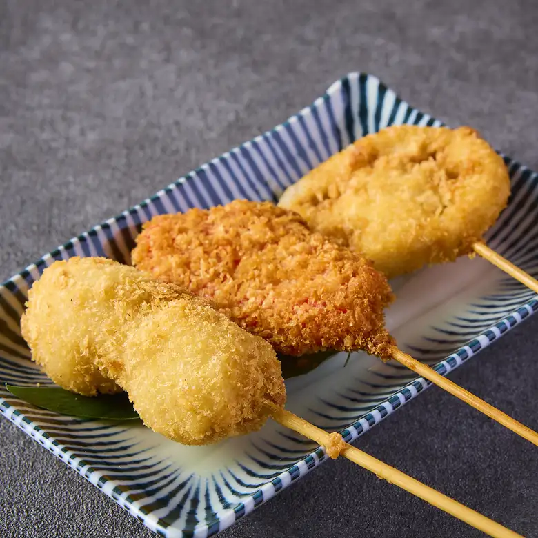 串揚げ3種盛り合わせ