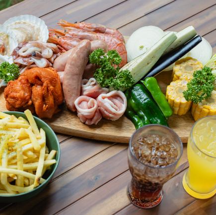 海鮮BBQプラン