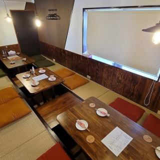 We also have spacious tatami mat seats that are friendly to families. Please enjoy your meal.Please use it according to various scenes such as company banquets, wedding after-parties, girls-only gatherings and parties.Please consult us according to your needs.Please feel free to contact us.
