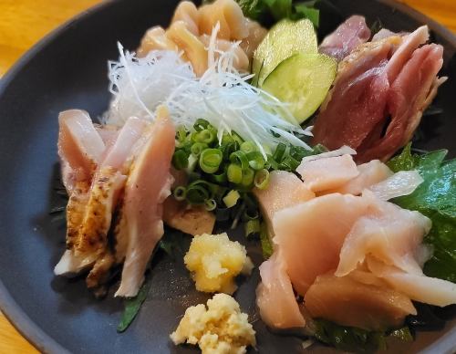 Directly sent from Kagoshima Chicken sashimi