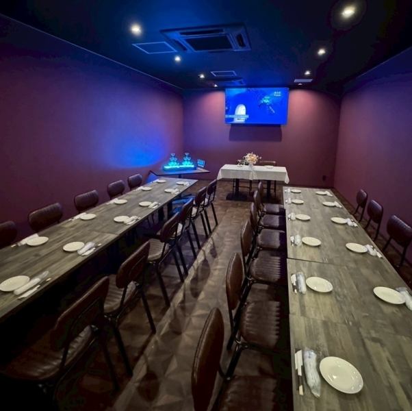 パーティールーム！10名様～40名様でご利用いただけるパーティールームもあります。少人数のご宴会も周りを気にせずご利用いただけます。