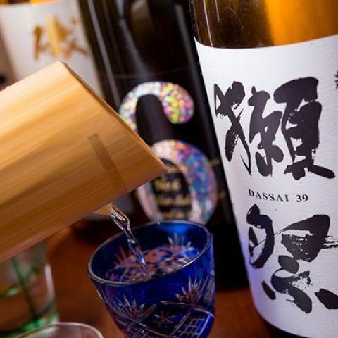 We have a selection of popular and scarce sake!