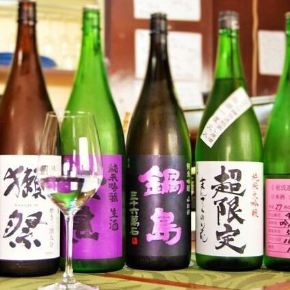 店主が厳選した各種日本酒
