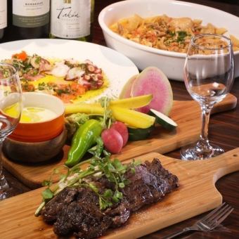 【ROOFの一押しがずらり!!】7品2h飲み放題付4000円♪サプライズもOK!!