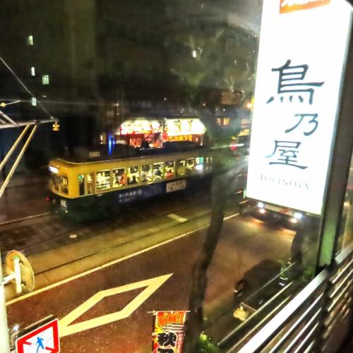 2Fからは、長崎の風情を感じながら焼き鳥を味わえる！