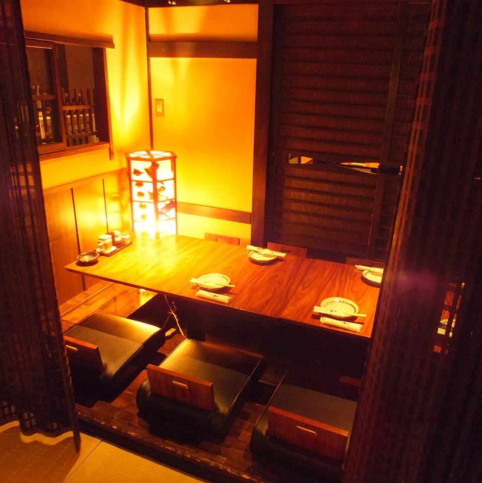 A private room with a sunken kotatsu.A relaxing retreat for adults...many courses!