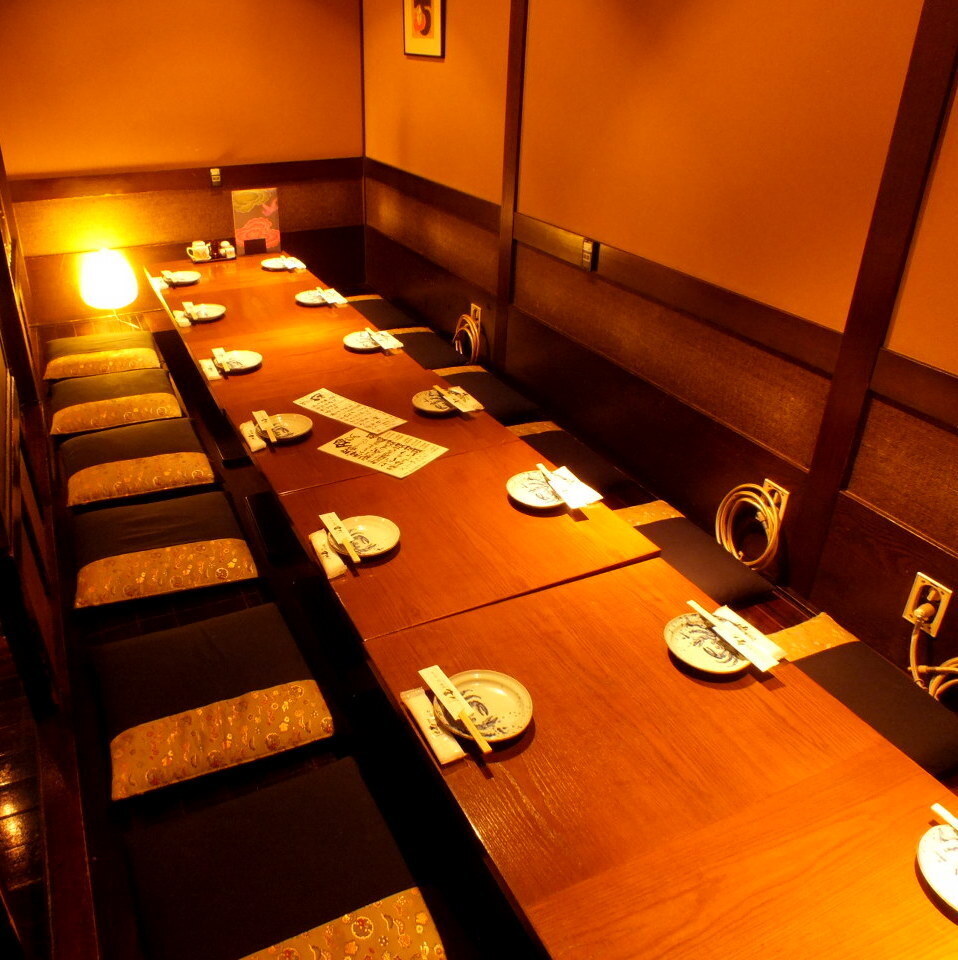 15名様までの堀りごたつ個室です。各種ご宴会に◎
