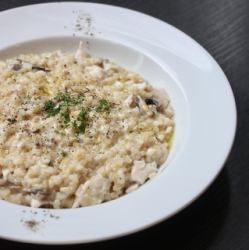 Mushroom and Chicken Risotto