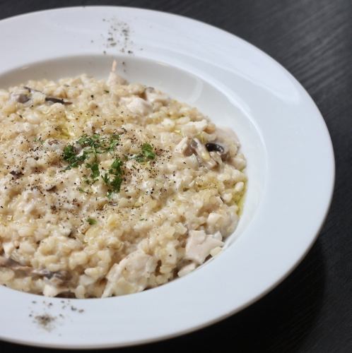 Mushroom and Chicken Risotto