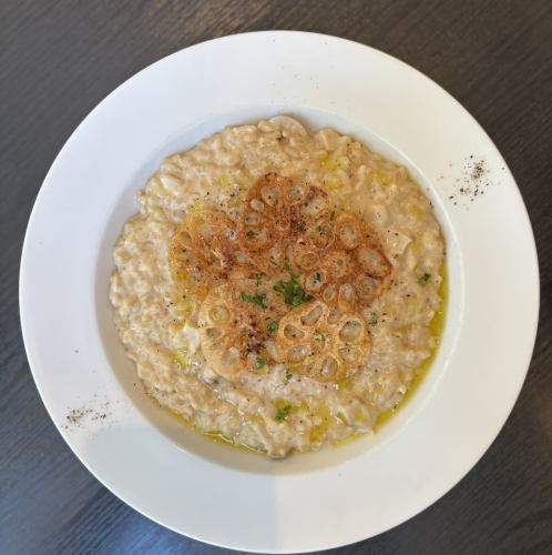 きのこのチーズリゾット